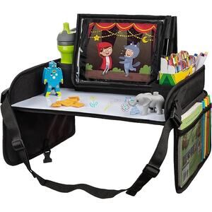 Lusso Gear Kids Travel Tray – Toddler Lap Desk, Foldable Table
